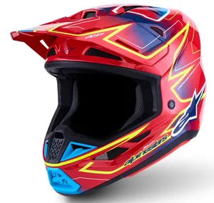 ALPINESTARS HELMET SM7 CAST RED/YLW/BLU