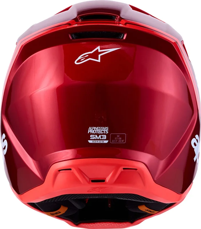 ALPINESTARS HELMET SM3 RADIUM RED/WHT XS