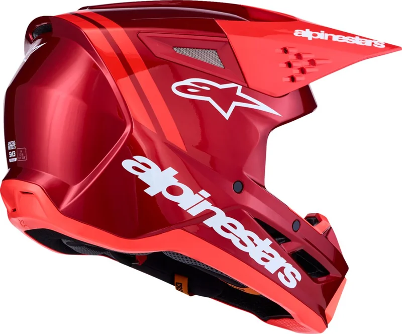 ALPINESTARS HELMET SM3 RADIUM RED/WHT XS