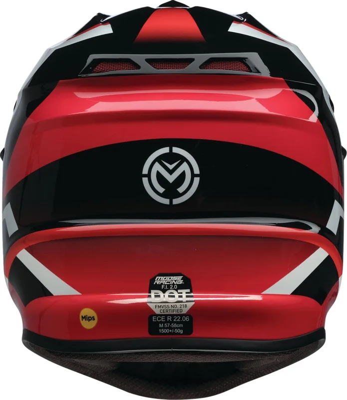 MOOSE RACING HELMET F.I. 2.0 BOREAL RED SM
