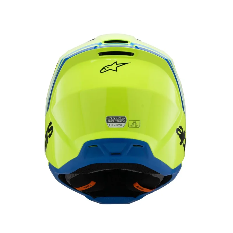 ALPINESTARS HELMET YTH SM3 RADIUM YL/BK/B
