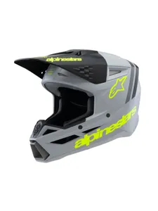 ALPINESTARS HELMET YOUTH SM3 RADIUM GY/BLK/Y