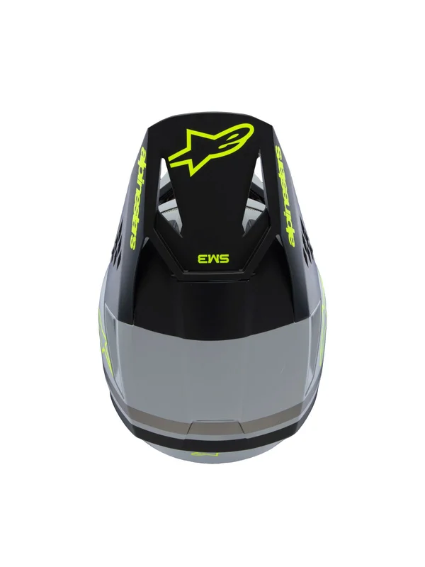 ALPINESTARS HELMET YTH SM3 RADIUM GY/BLK/Y