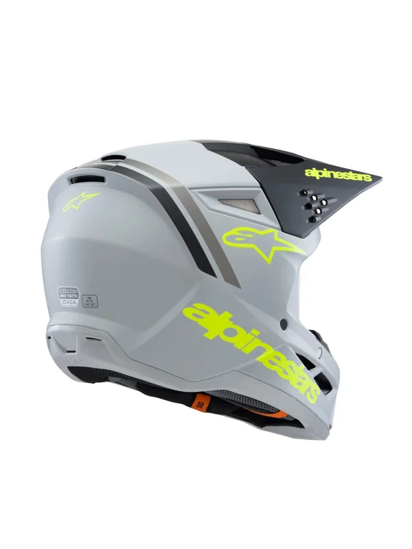 ALPINESTARS HELMET YTH SM3 RADIUM GY/BLK/Y