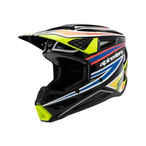 ALPINESTARS HELMET YOUTH SM3 WURX BLK/YL/B