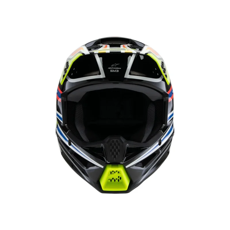 ALPINESTARS HELMET YTH SM3 WURX BLK/YL/B Y