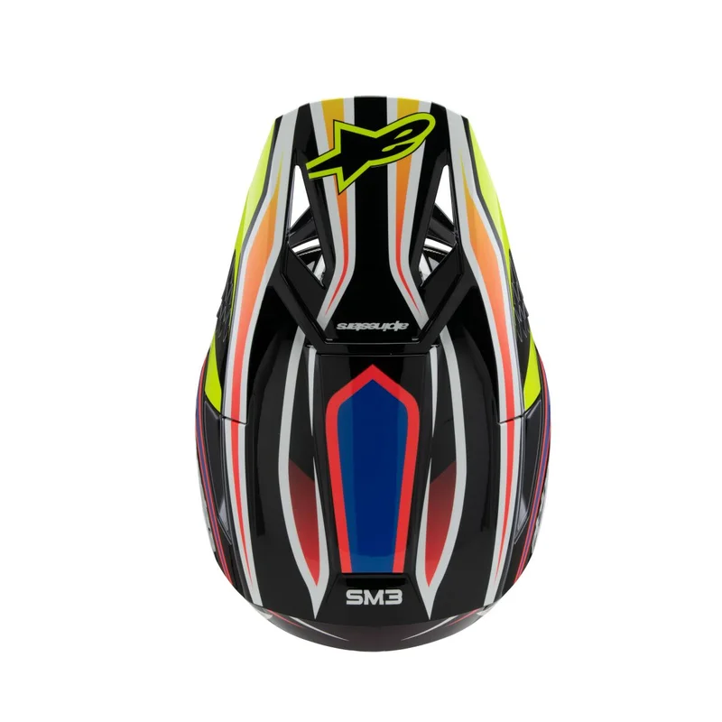 ALPINESTARS HELMET YTH SM3 WURX BLK/YL/B Y