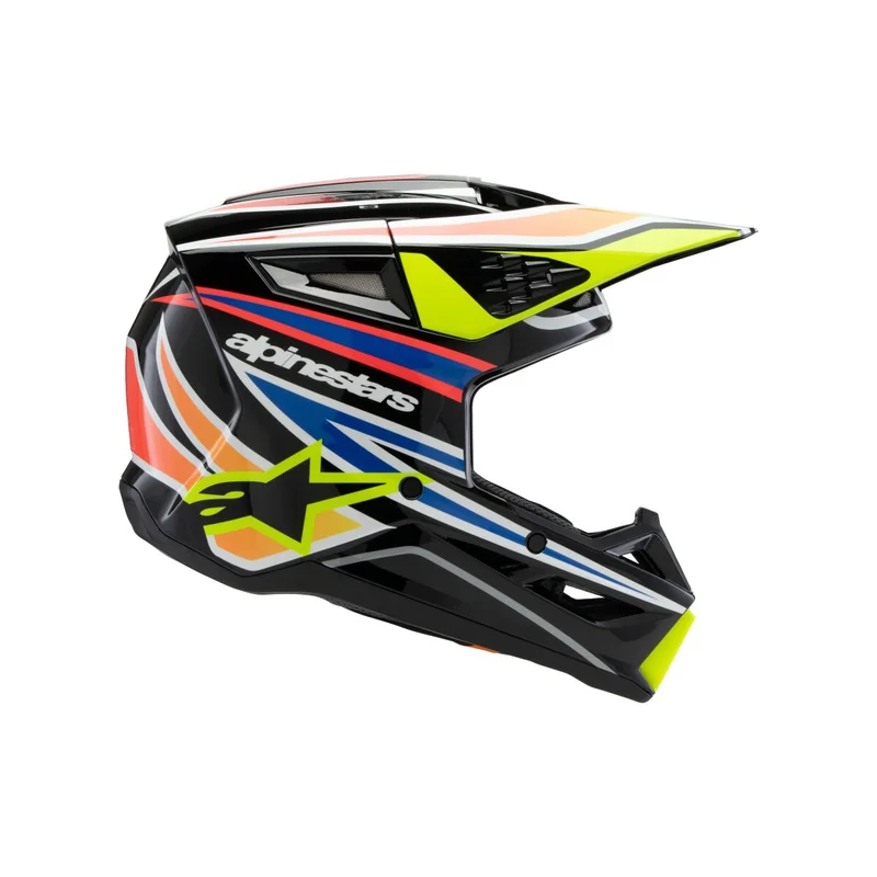 ALPINESTARS HELMET YTH SM3 WURX BLK/YL/B Y