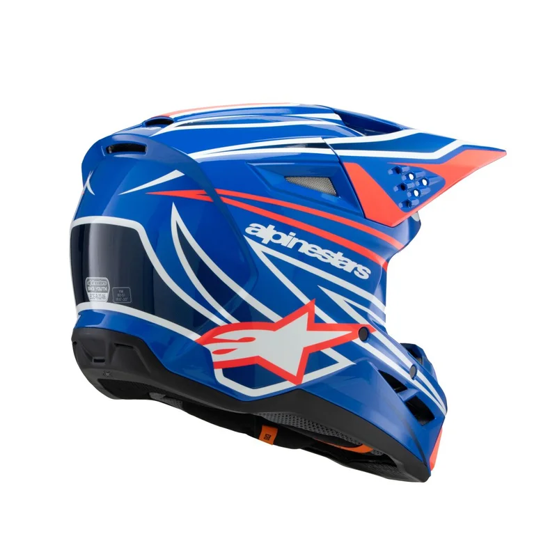 ALPINESTARS HELMET YTH SM3 WURX BLUE/RED/W