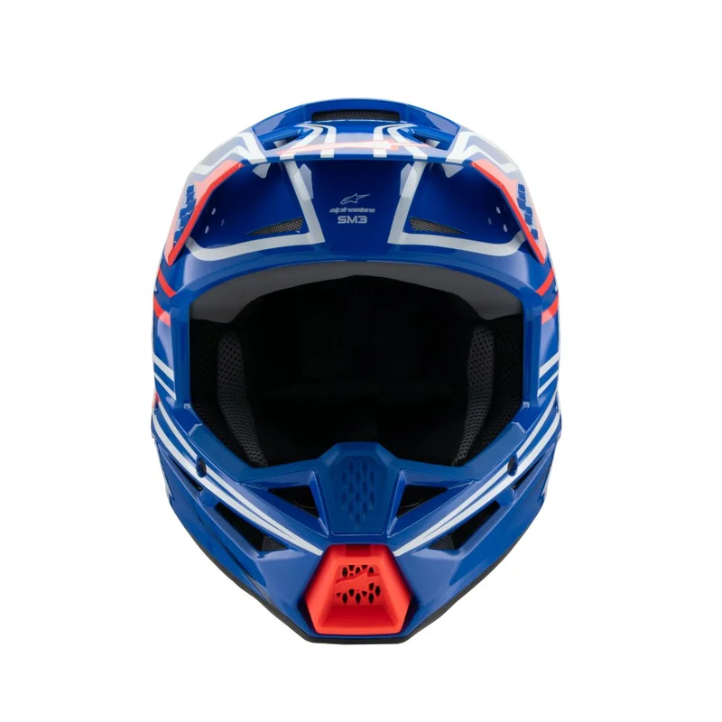 ALPINESTARS HELMET YTH SM3 WURX BLUE/RED/W
