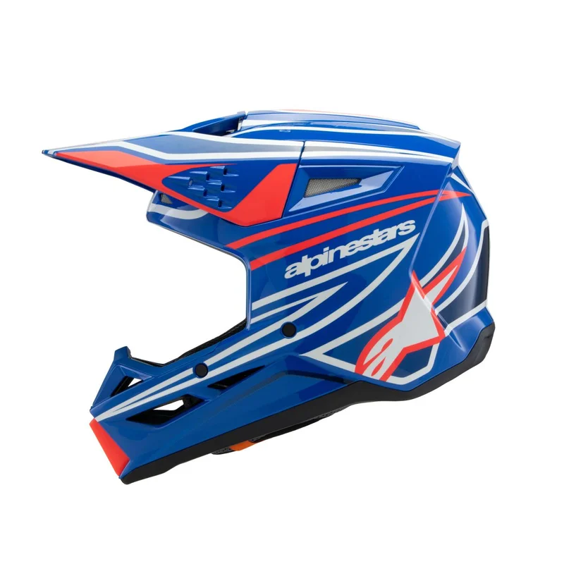 ALPINESTARS HELMET YTH SM3 WURX BLUE/RED/W