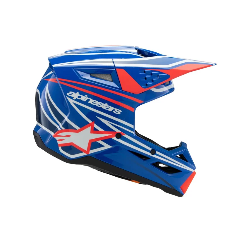 ALPINESTARS HELMET YTH SM3 WURX BLUE/RED/W