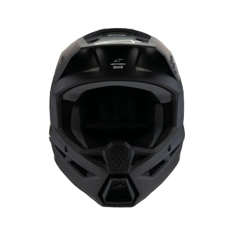 ALPINESTARS HELMET YTH SM3 SOLID BLACK YS