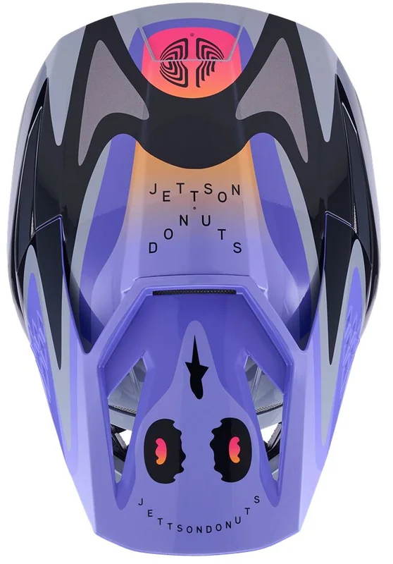ALPINESTARS HELMET YTH SM3 JETTSON GRAY/PUR/BLK YS