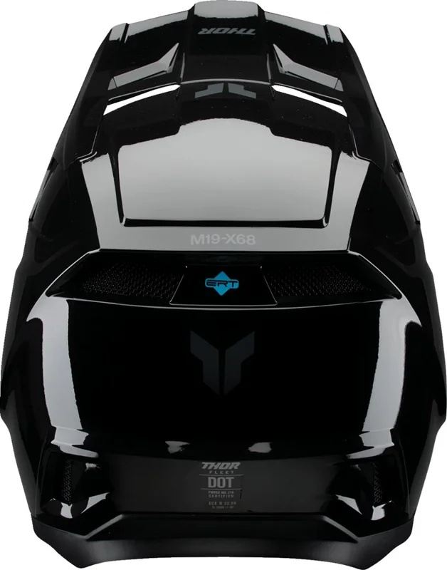 THOR HELMET FLEET YTH BLACKOUT GLOS