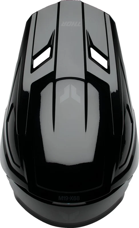 THOR HELMET FLEET YTH BLACKOUT GLOS