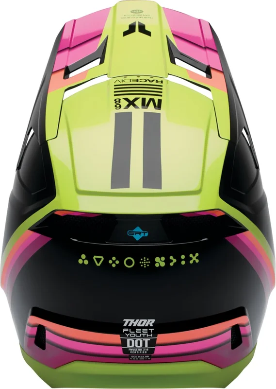THOR HELMET FLEET YTH DEFY BK/AC S