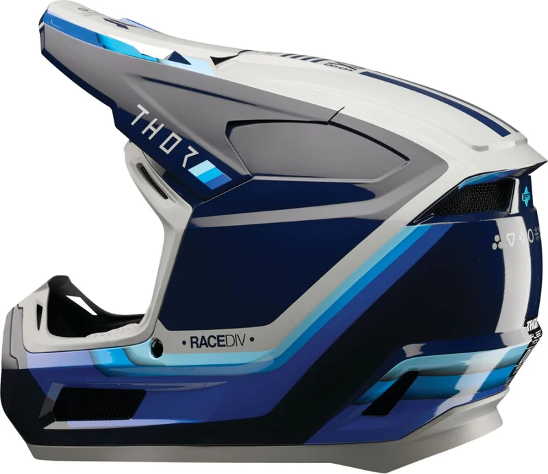 THOR HELMET FLEET YTH DEFY BL/GY S