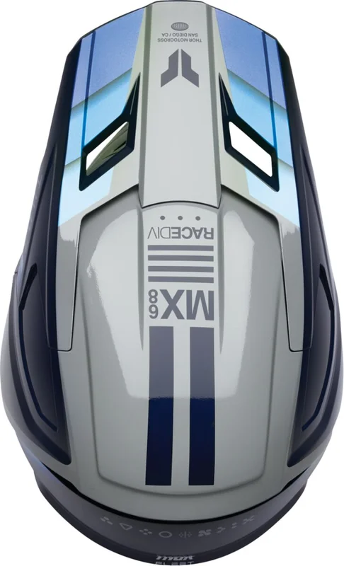 THOR HELMET FLEET YTH DEFY BL/GY S