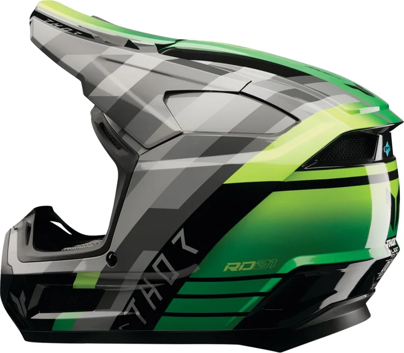 THOR HELMET FLEET YTH CAMBER BK/GN