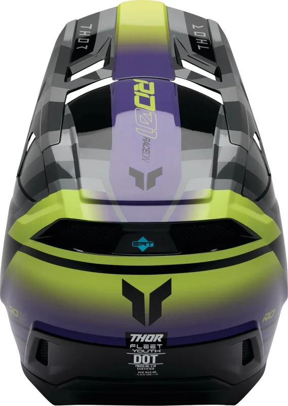 THOR HELMET FLEET YTH CAMBER BK/PU