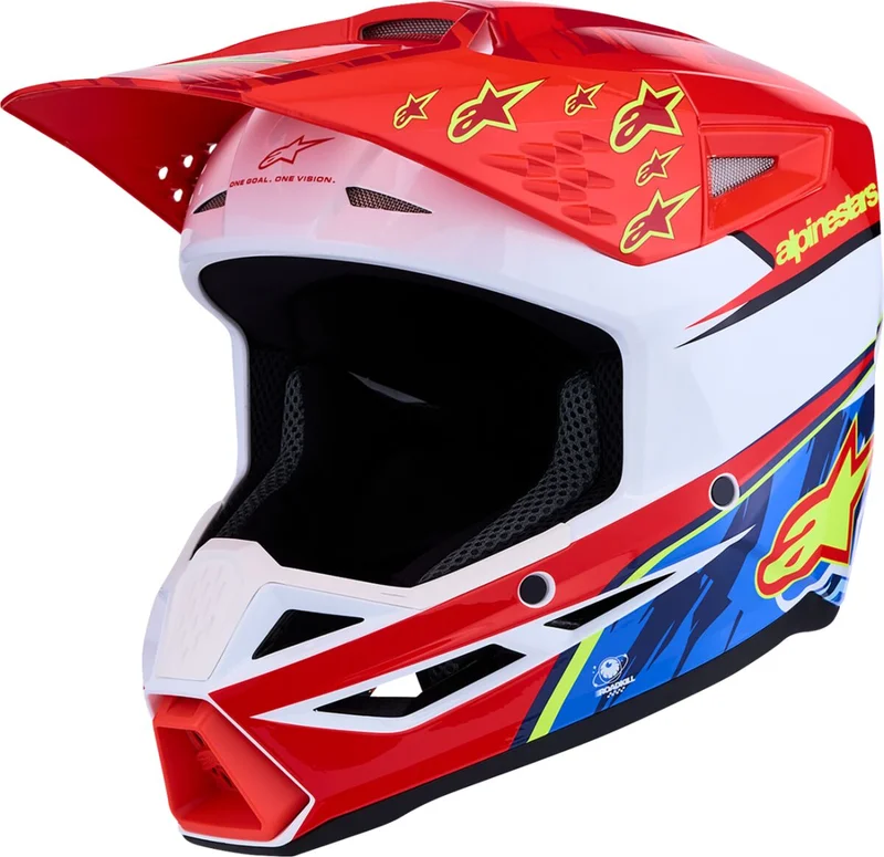 ALPINESTARS HELMET YTH SM3 FALCON RD/WH/BL