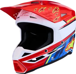 ALPINESTARS HELMET YOUTH SM3 FALCON RD/WH/BL