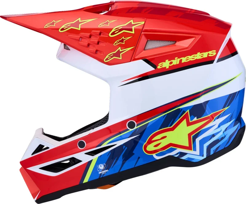 ALPINESTARS HELMET YTH SM3 FALCON RD/WH/BL