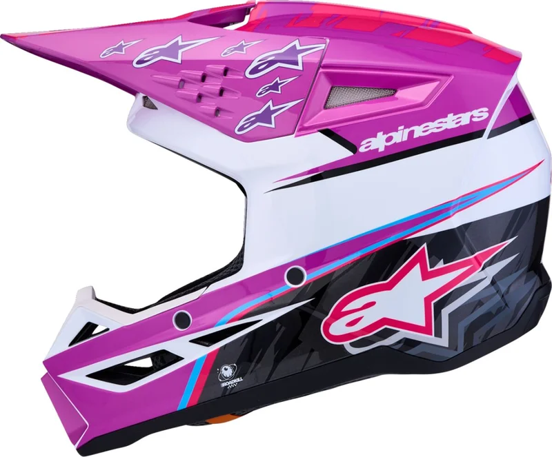 ALPINESTARS HELMET YTH SM3 FALCON PU/WH/PK