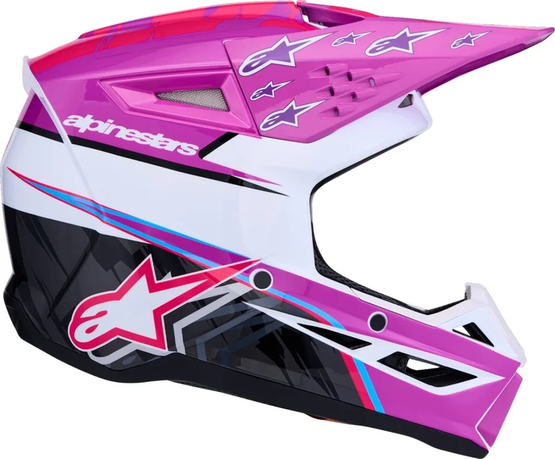 ALPINESTARS HELMET YTH SM3 FALCON PU/WH/PK