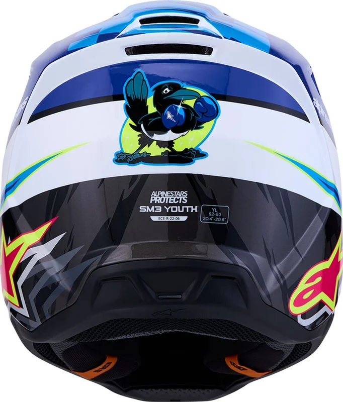 ALPINESTARS HELMET YTH SM3 FALCON BL/BK/PK