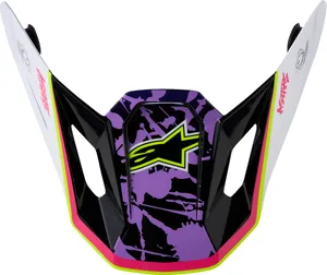 ALPINESTARS VISOR S-M7 BLASTER PU/PK/WH