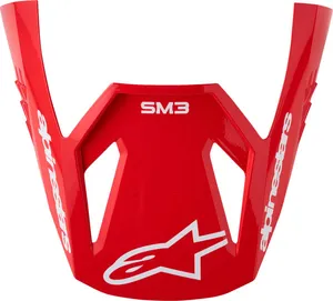 ALPINESTARS VISOR S-M3 RADIUM RD/WH