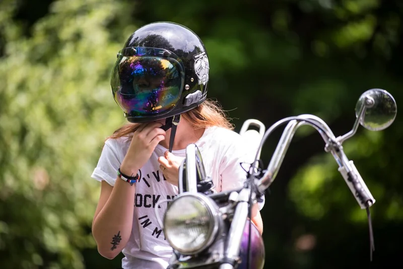 Biltwell Bubble shield anti-fog rainbow