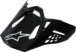 ALPINESTARS VISOR SM10/SM8 BLACK GLOSS