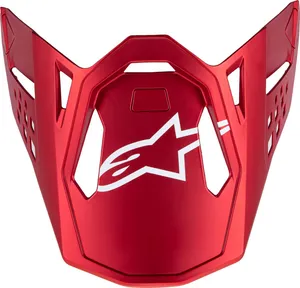 ALPINESTARS VISOR SM10 FLOOD RED