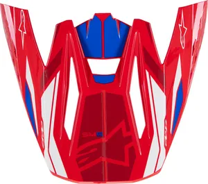 ALPINESTARS VISOR SM5 ACT2 RD/BL