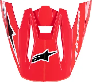 ALPINESTARS VISOR SM5 CORP RED