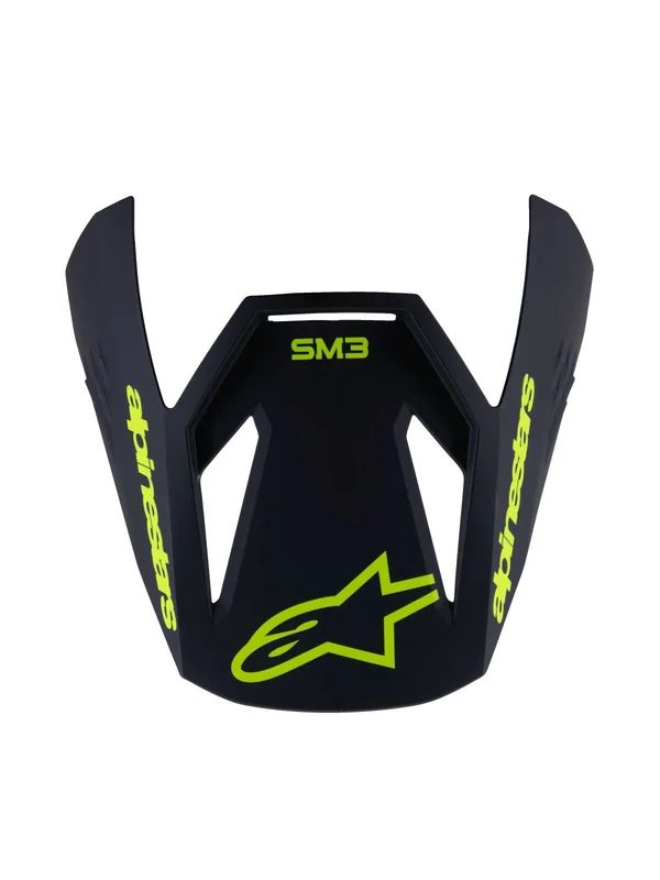ALPINESTARS VISOR SM3 RADIUM BLACK/YELLOW