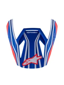 ALPINESTARS VISOR SM3 WURX BLUE/RED/WT/BK