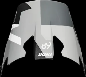 THOR VISOR R-SPORT CRBN BRAVE GY/WH