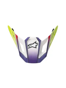 ALPINESTARS VISOR SM7 FUSE WHT/YL/PU
