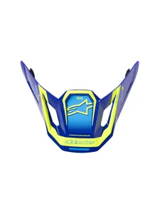 ALPINESTARS VISOR SM7 DEED BLUE/YEL