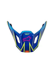 ALPINESTARS VISOR SM7 CAST BLU/YL/PINK