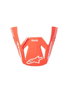 ALPINESTARS VISOR SM3 RADIUM BLK/RED/WH