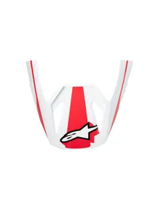 ALPINESTARS VISOR SM3 HEAT RED/WH/BLK