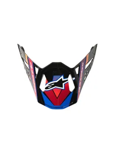 ALPINESTARS VISOR S-M10 ERA BLUE/RED/YL
