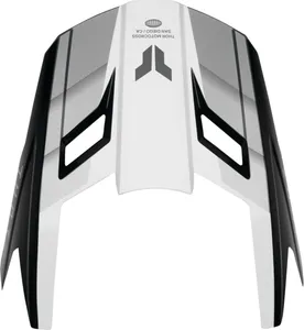 THOR VISOR KIT FLEET DEFY BK/WH L-2