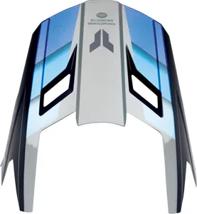 THOR VISOR KIT FLEET DEFY BL/GY L-2