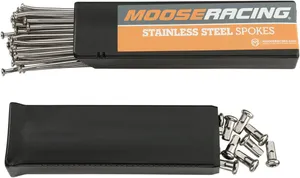 MOOSE OFFROAD HARD-PARTS SPOKE SET STAINLESS STEEL 18"